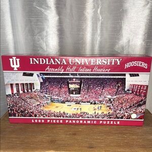 Indiana University Hoosiers Sealed 1000 Piece Panoramic Puzzle 13” x 39”